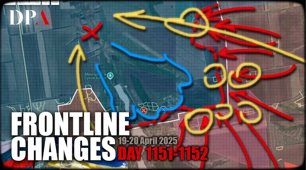 [ Frontline Changes ] MULTIPLE Russian flanking operations into the rear of Ukrainian positions...