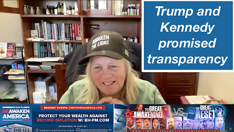 Trump and Kennedy promised transparency!