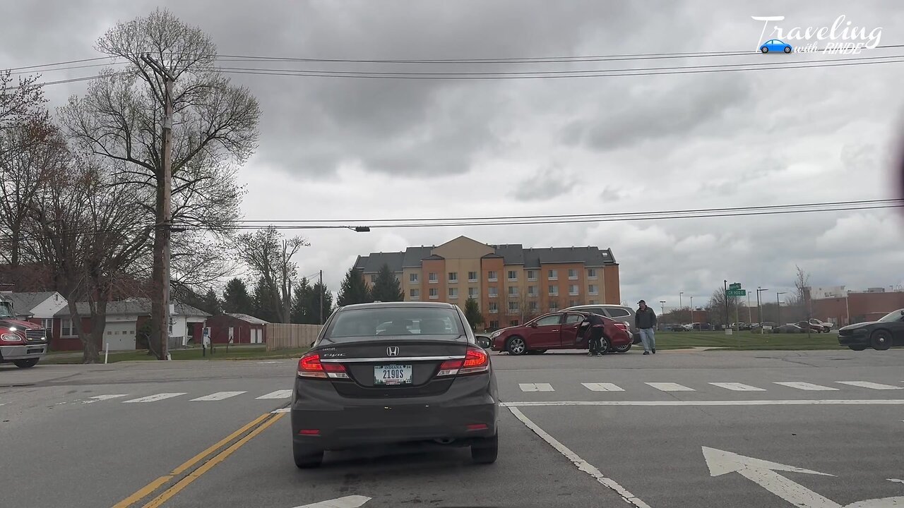 Peaceful Drive Through Indianapolis Residential Streets | Real-Time Tour