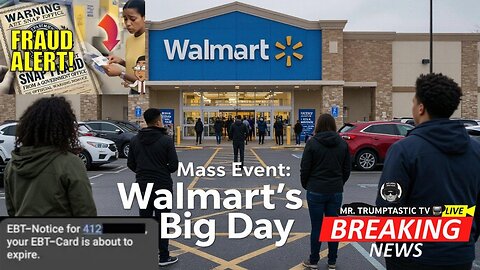 EBT Food Stamps recipients are reportedly planning a mass theft event at Walmart on November 3rd.