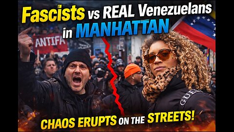 Fascists vs REAL Venezuelans in Manhattan — Chaos Erupts on the Streets!