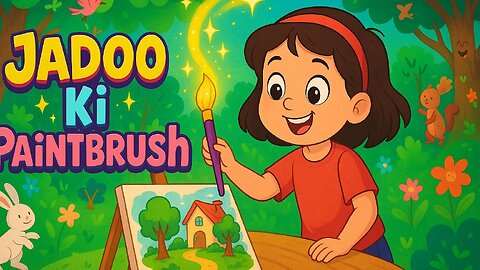 Jadoo Ki Paintbrush - Ek Magical Kahani! Moral story for kids #kidsstory