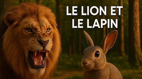 Le Lion et le Lapin Malin | Conte Moral | Fable Animée