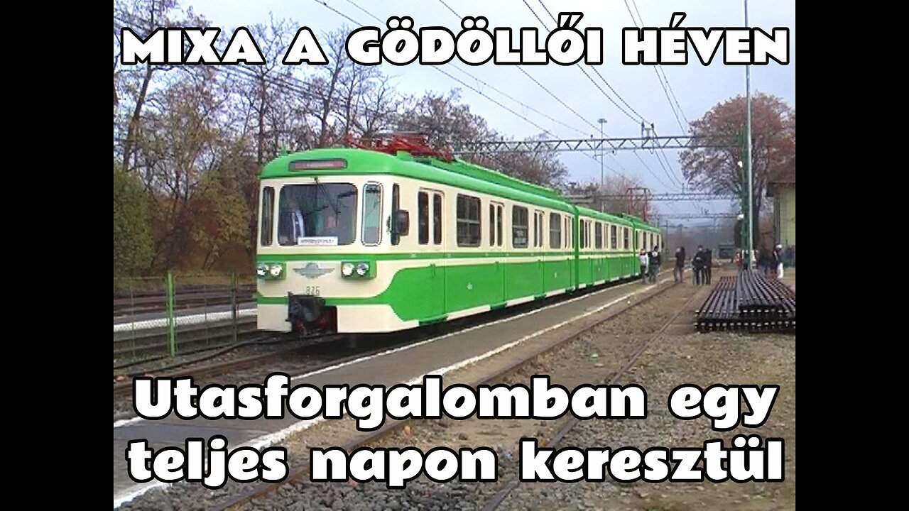 2011.11.26. Gyorsvonat a Gödöllői HÉV-vonalon, MIXa szerelvénnyel a 100 éves évforduló alkalmából.
