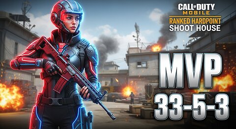 MVP DOMINATION! CODM Ranked Hardpoint on Shoot House | 33-5-3 KDA