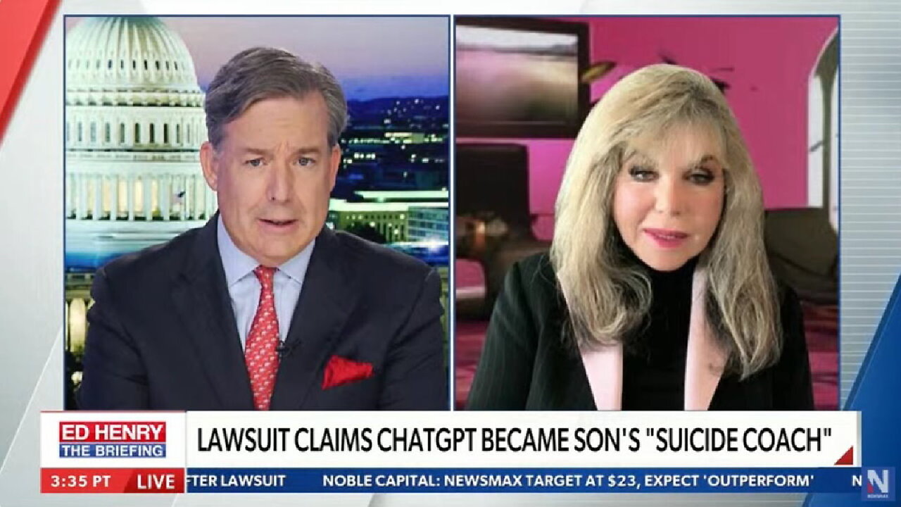 Chat GPT Aids Suicide and Trump Derangement Syndrome -News Max 2 - 08-28-25