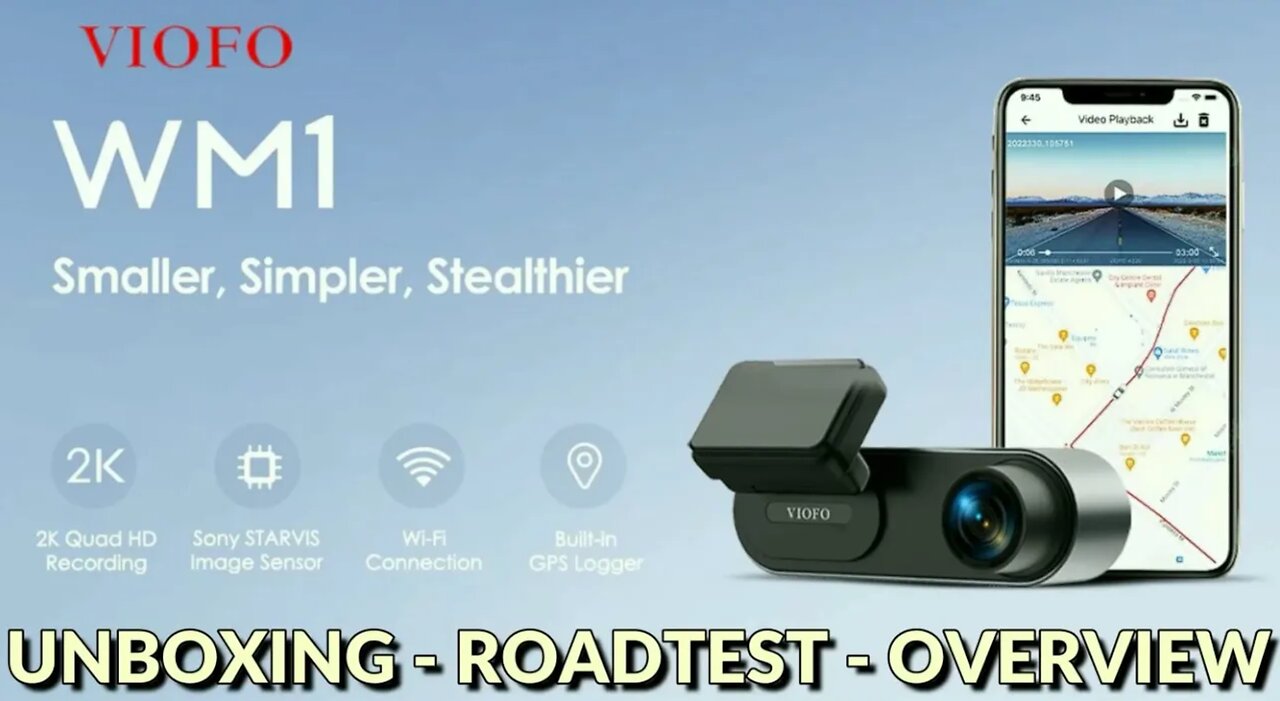 Aussiecams - Viofo WM1 single channel dashcam Unboxing, Roadtest, Overview
