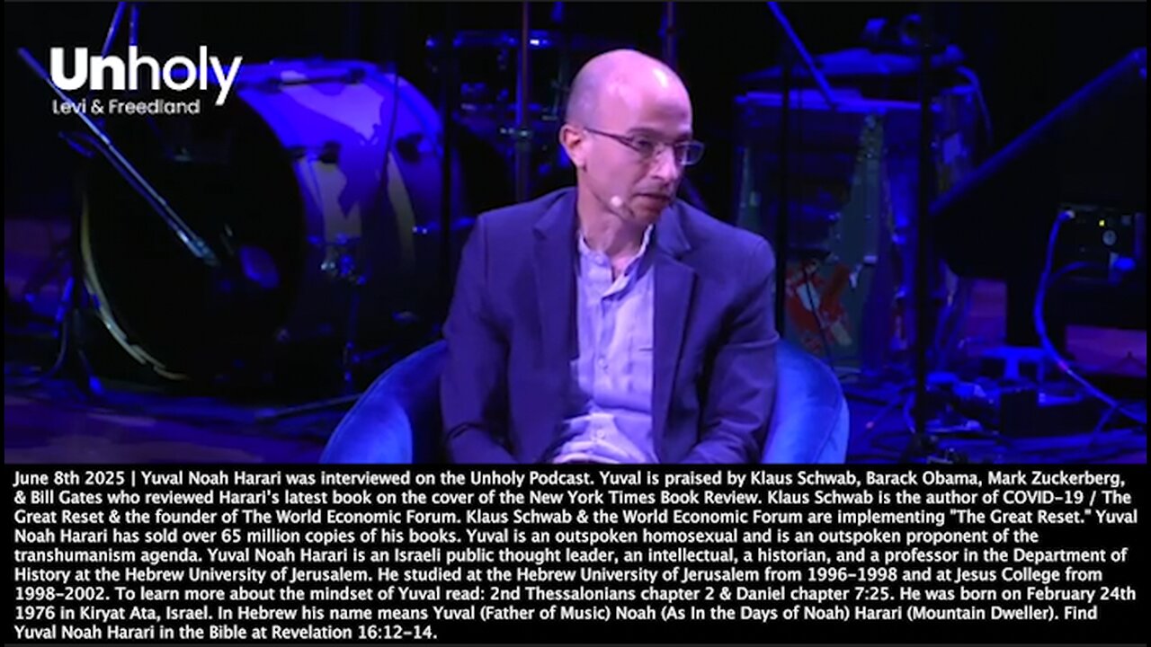 Yuval Noah Harari | "We Very Close to the Point When You Can Take An AI, Give It An Initial Fund & Tell the AI Turn It Into a Billion. You Can Incorporate the AI, It Becomes a Legal Person Defended By the Constitution." - 6/8/2025