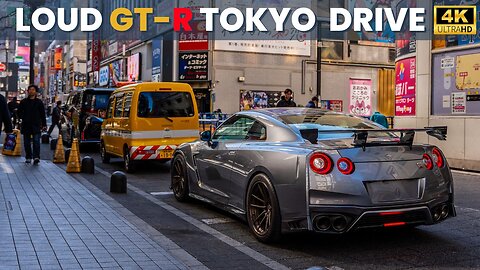 Nissan R35 GT-R Daily Tokyo Commute - ⭕️⭕️\_____/⭕️⭕️Pure Car ASMR | No Music | No Voice | 4K HDR