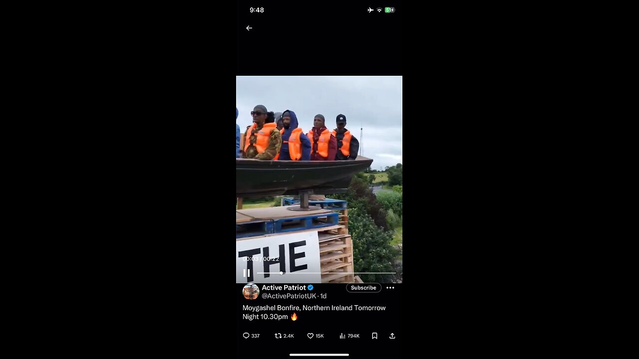 Ireland Bonfire : Moygashel