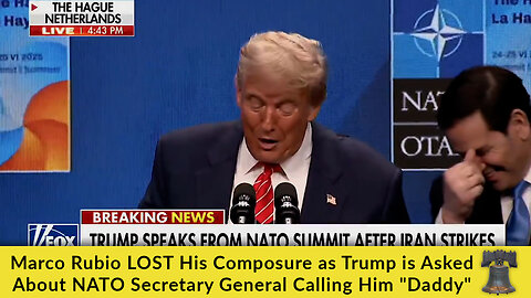 Marco Rubio LOST His Composure as Trump is Asked About NATO Secretary General Calling Him "Daddy"