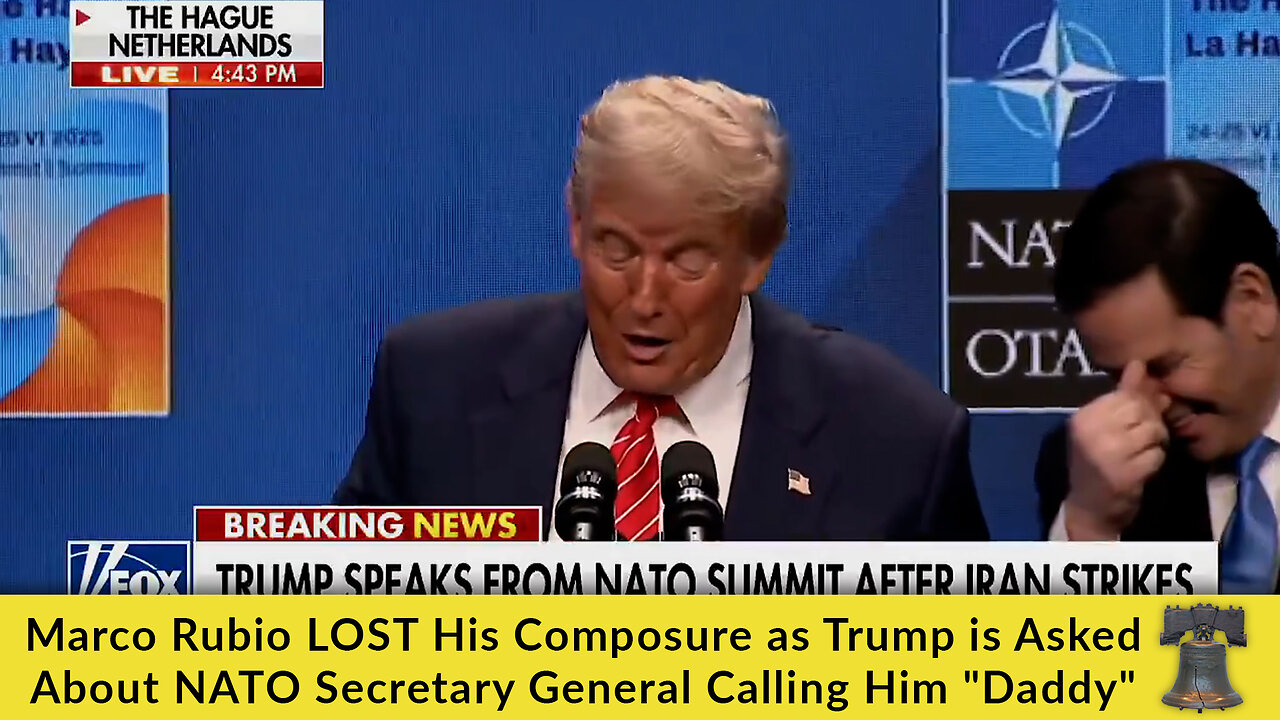 Marco Rubio LOST His Composure as Trump is Asked About NATO Secretary General Calling Him "Daddy"