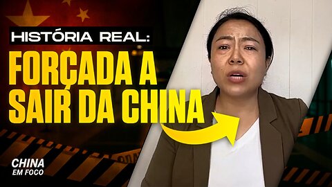Mulher precisa deixar China após políticas restritivas do regime chinês