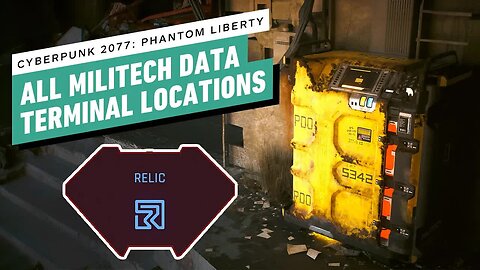 Cyberpunk 2077 - Phantom Liberty - All Militech Data Terminal Locations