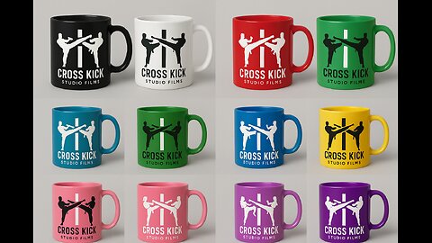 Cross kick Studio films Mugs