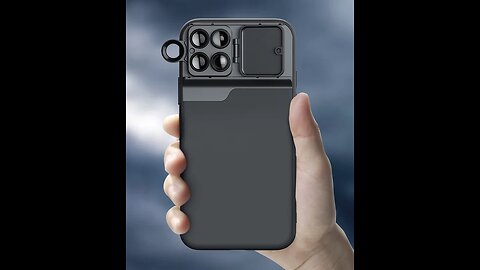 iPhone 11 Series Phone Case with Macro, 180 ° Fisheye, Telephoto, PCL Filter and Lens Protection Cap