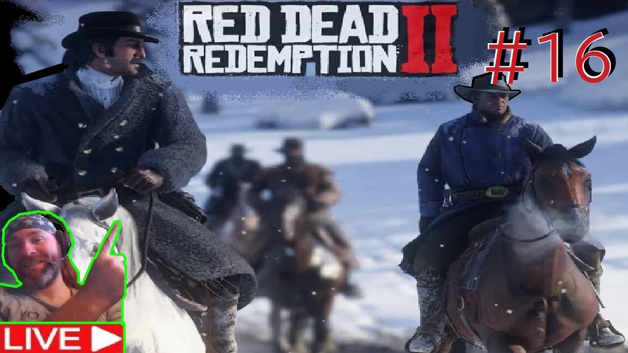 Red Dead Redemption II part #16 story-mode playthrough (livestream) live