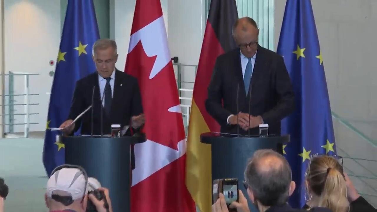 Canada: Germany’s Friedrich Merz and Canada’s Mark Carney hold press conference - August 26, 2025