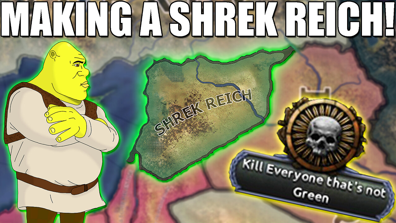 SHREK IS A FASCIST LEADER IN HOI4!
