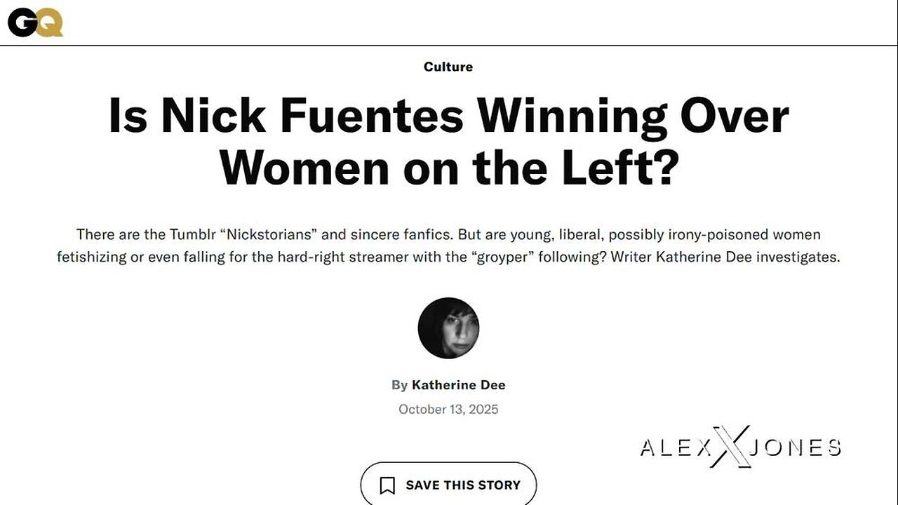 BREAKING EXCLUSIVE: Nick Fuentes Responds To Liberal Women Considering Him