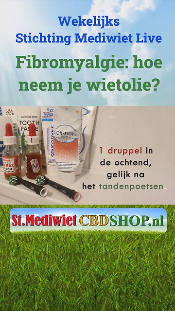 Fibromyalgie: hoe neem je wietolie?