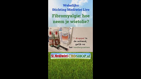 Fibromyalgie: hoe neem je wietolie?