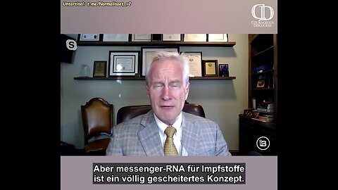 "Peter A. McCullough: Messenger RNA for Vaccines is a Completely Failed Concept"