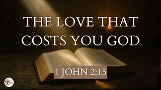 The Love That Costs You God 1 John 2:15