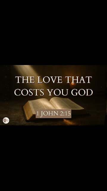 The Love That Costs You God 1 John 2:15