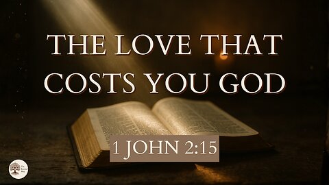 The Love That Costs You God 1 John 2:15