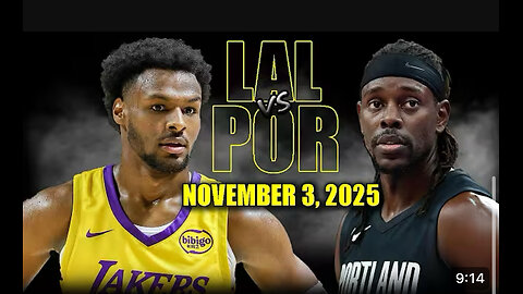 Portland Trailblazers vs Los Angeles Lakers highlights