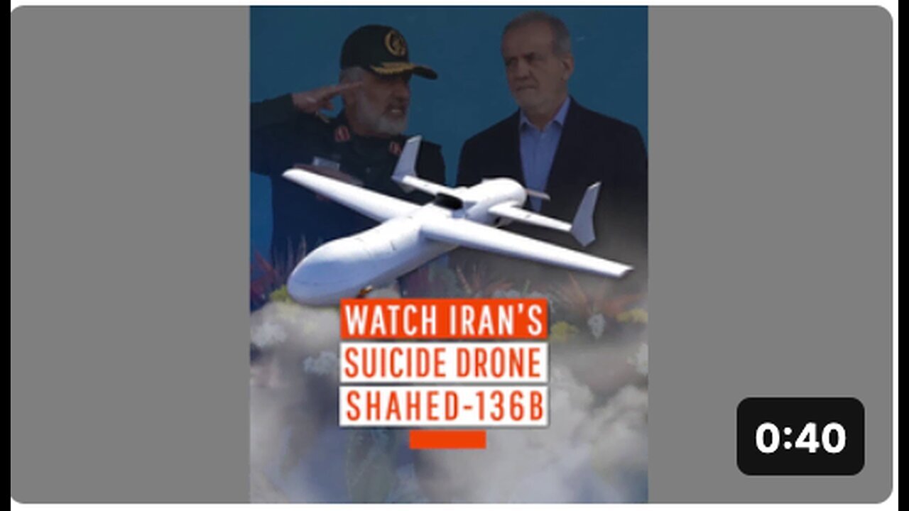 "Iran Reveals Shahed 136B: New Suicide Drone with Over 4,000km Range"
