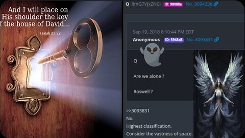 👽 Q 2222, Isaiah 22:22, Strong's 2222 | We Are Not Alone!