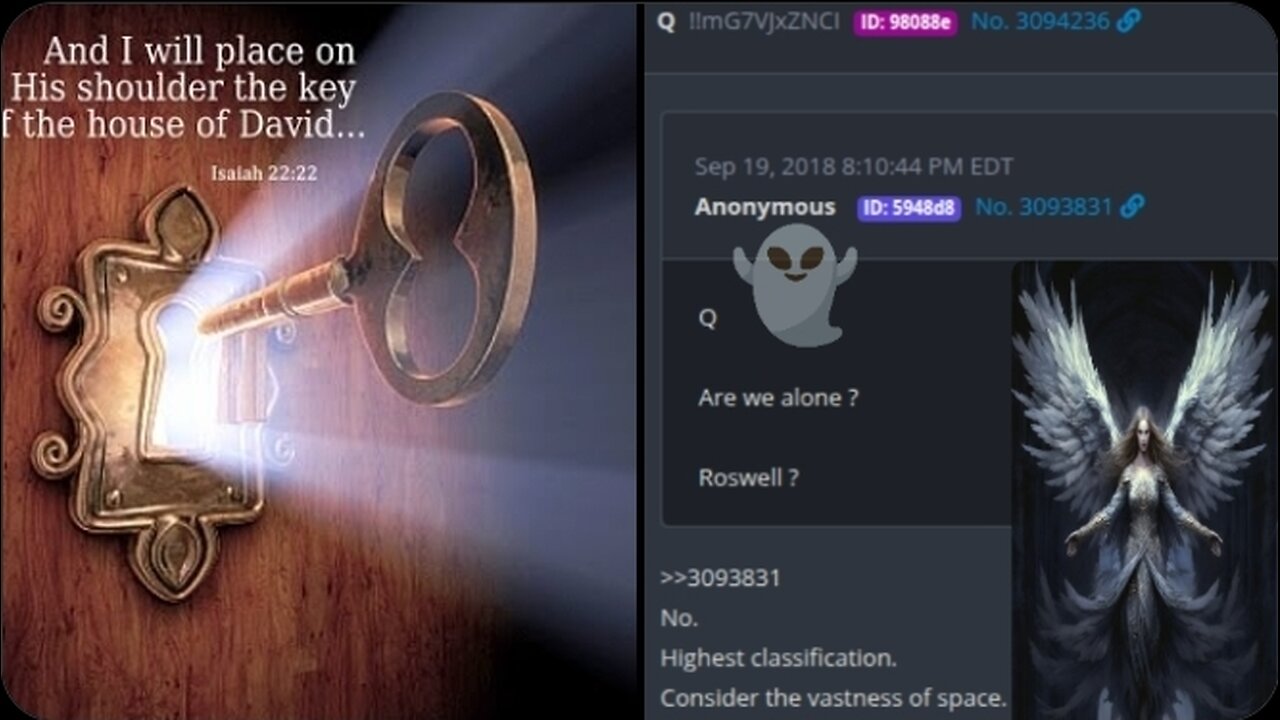 👽 Q 2222, Isaiah 22:22, Strong's 2222 | We Are Not Alone!