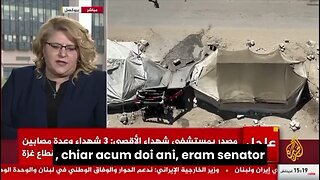 Diana IOVANOVICI-ȘOȘOACĂ la televiziunea AL JAZEERA, cea mai importantă televiziune arabă, ...