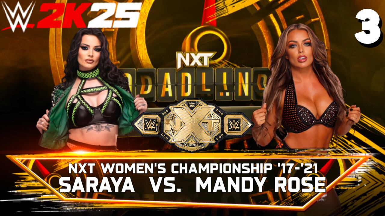 WWE 2K25 NXT B&G Championship - Saraya vs Mandy Rose.