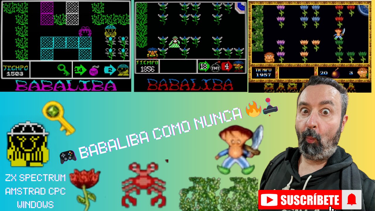 🔥 ¡Babaliba en ZX Spectrum, Amstrad CPC y Windows! ¿Cuál es el mejor? 🎮👀