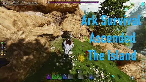 Ark Survival Ascended - The Island (EP23) - Harvesting Stone, Crafting Cementing Paste and More