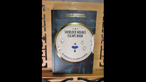 Sherlock Holmes Escape Book: The Adventure Of The London Waterworks. Read with me!! Pt. 3