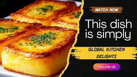 Just mix 3 potatoes and 1 egg! This dish is simply divine | Global Kitchen Delights