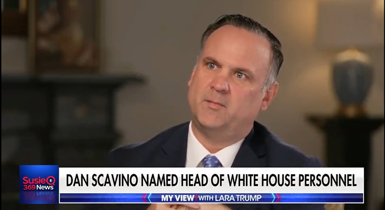 DAN SCAVINO NAMED HEAD OF WHITE HOUSE PERSONNEL