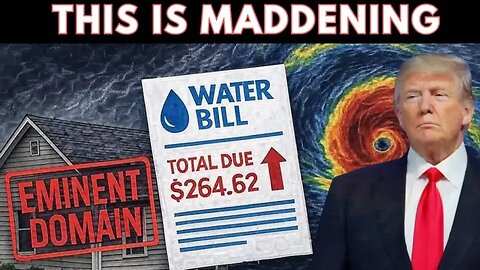 ⚠️ Land Grabs Happening NOW! Water Tax Hikes, And A Hurricane That Doesn’t Look Natural