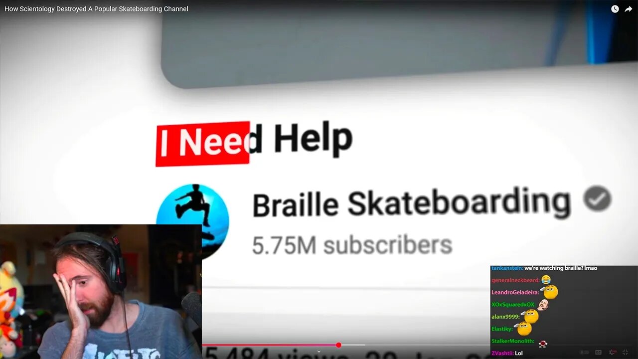 How Scientology Destroyed A Popular Skateboarding Channel | Asmongold Reacts to SunnyV2