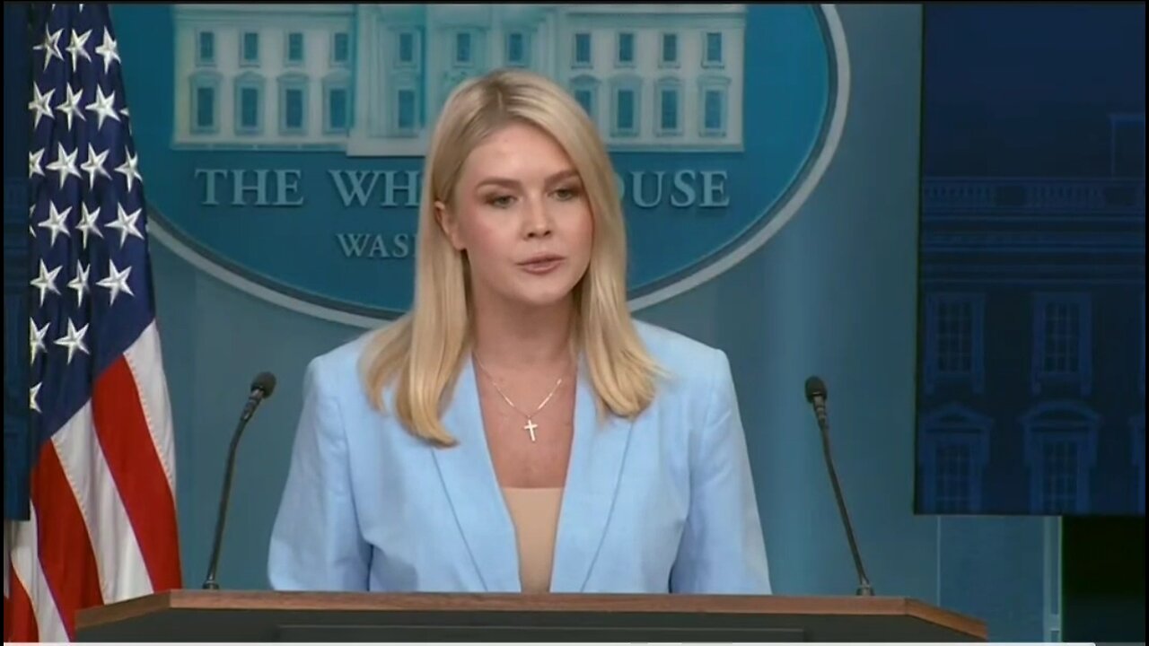 Karoline Leavitt Slams Fake News Suggesting Trumps Going To Mid-East For Personal Reasons