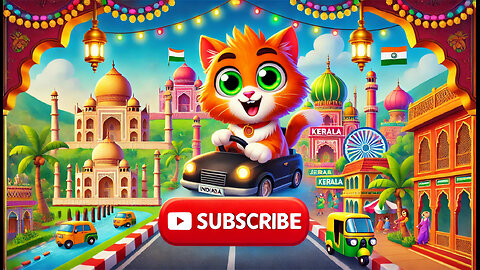 The Dailyyy Stories | A Colorful Adventure in India | Cuddles the Cat - Episode 21