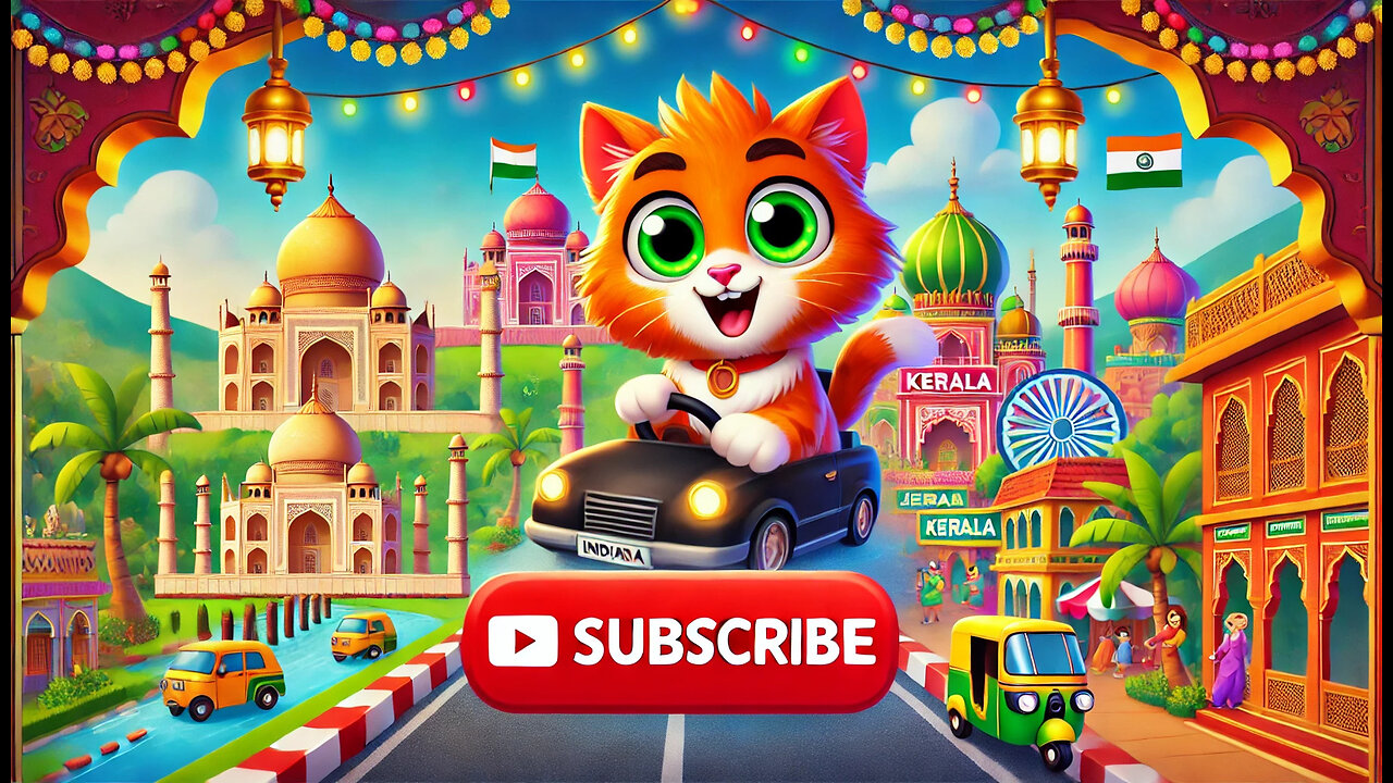 The Dailyyy Stories | A Colorful Adventure in India | Cuddles the Cat - Episode 21