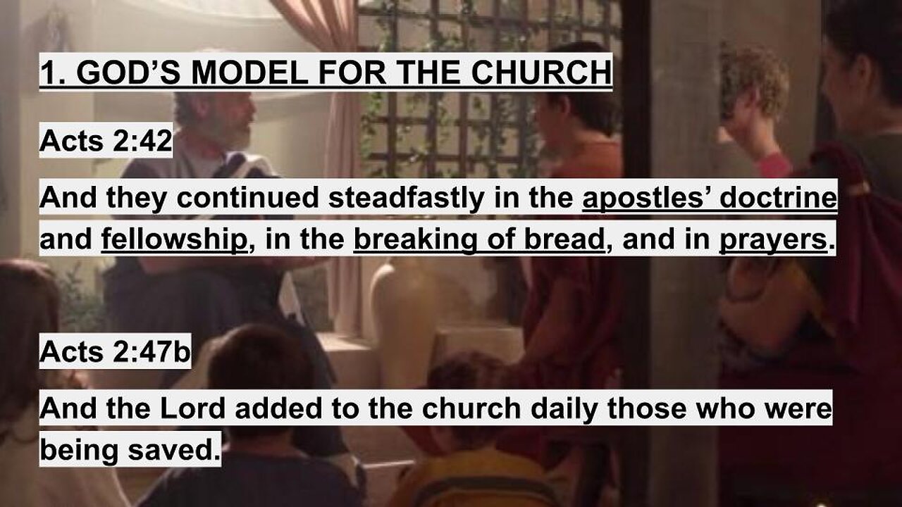 1. God’s Model For The Church - Calvary Distinctives Overview - Calvary Chapel Fergus Falls