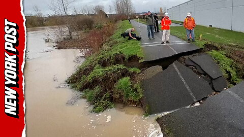 Evacuations after breach in levee near Seattle