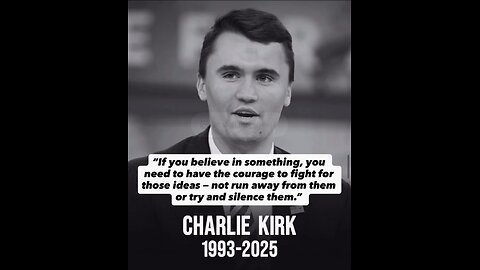 man drove through the vigil on a scooter yelling "F$__k Charlie Kirk