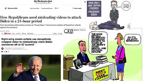 Legacy Media Does its best to Coverup its Coverup of Biden's Health Decline